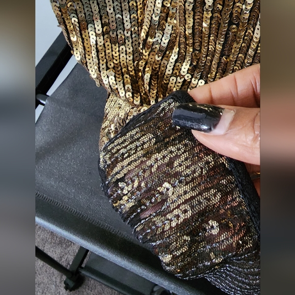 FashionNova gold sequin dress - Picture 9 of 14